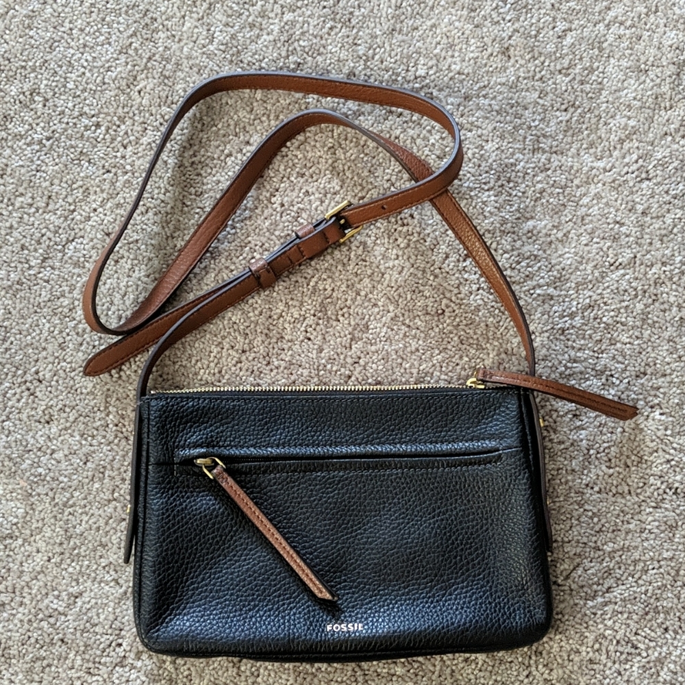 Fossil Leather Gemma Crossbody Bag